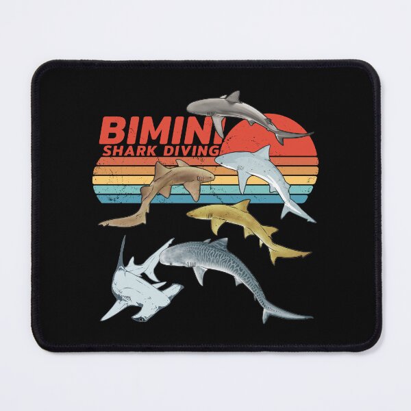 Item preview, Especies de tiburón Bimini Bahamas designed and sold by NicGrayGraphic.