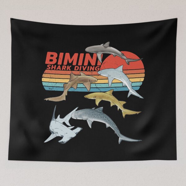 Item preview, Shark species Bimini Bahamas designed and sold by NicGrayGraphic.