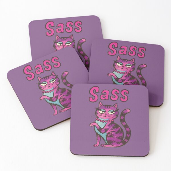 Item preview, Sass Cat designed and sold by FrictionMaxxing.