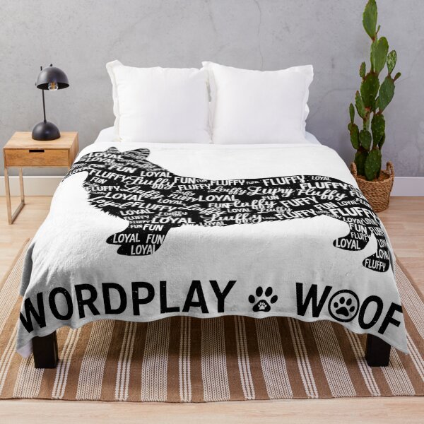 Item preview, Typography Filled Corgi Silhouette Vector designed and sold by zoughlal.