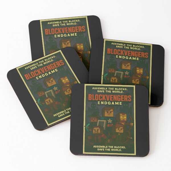 Item preview, BLOCKVENGERS ENDGAME – Pixel Superhero Parody designed and sold by WhisperFrame.
