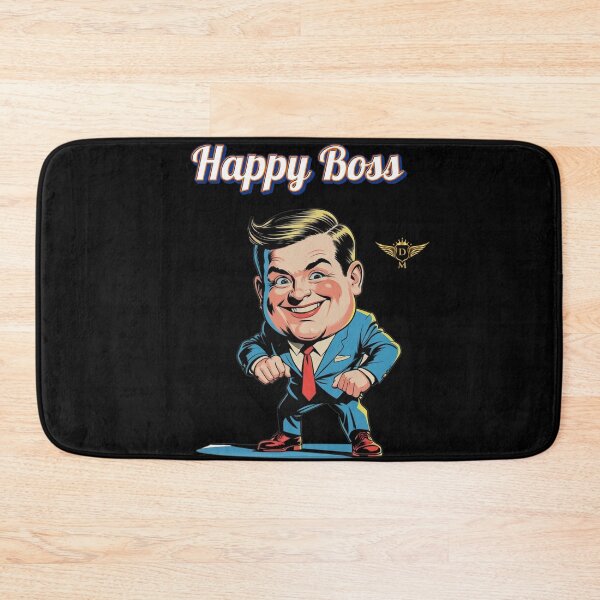 Item preview, Funny Happy Boss Caricature Cartoon Office Gift Design designed and sold by DM.
