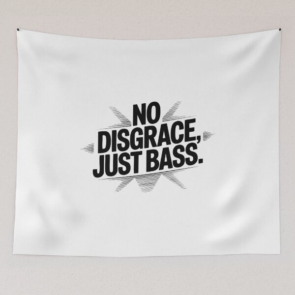 Item preview, No Disgrace Just Bass designed and sold by jodotodesign.