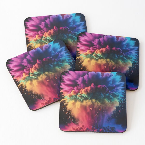 Item preview, An explosion of colors. designed and sold by MyHappyArtShop.