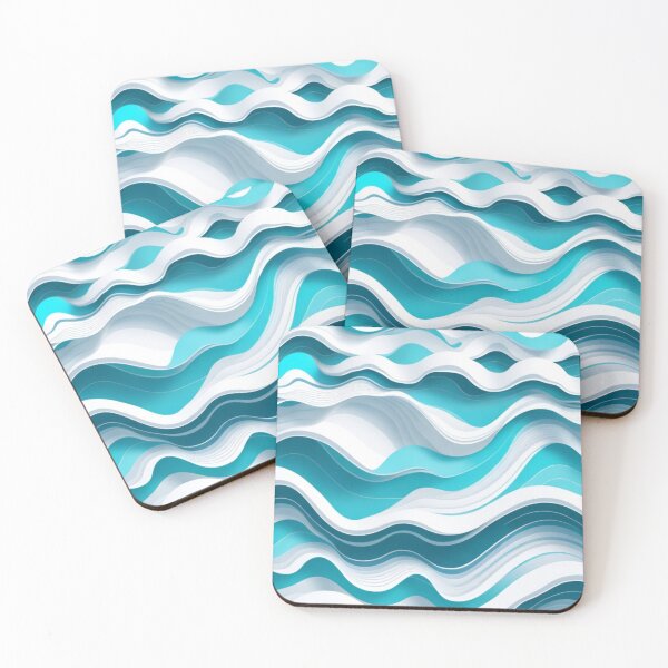 Item preview, 3D wave pattern  designed and sold by QCena.