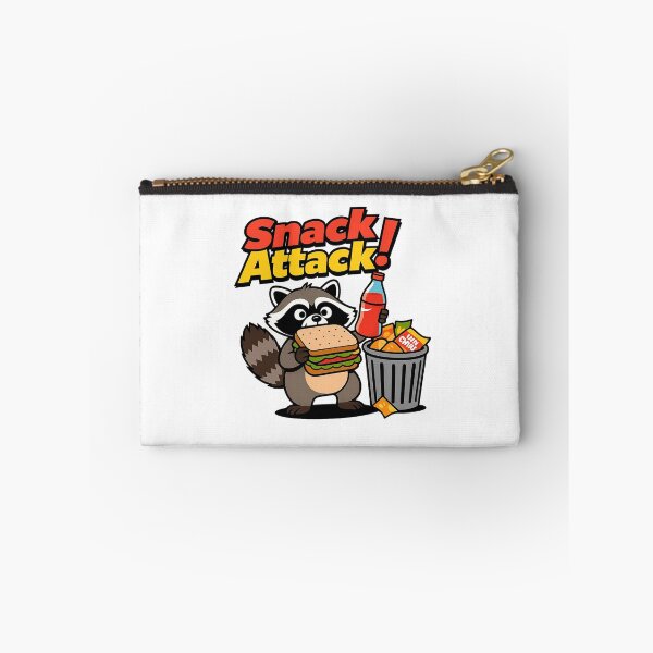 Item preview, Snack Attack – Funny Hungry Raccoon Cartoon T-Shirt for Food Lovers designed and sold by Uglyandcute.