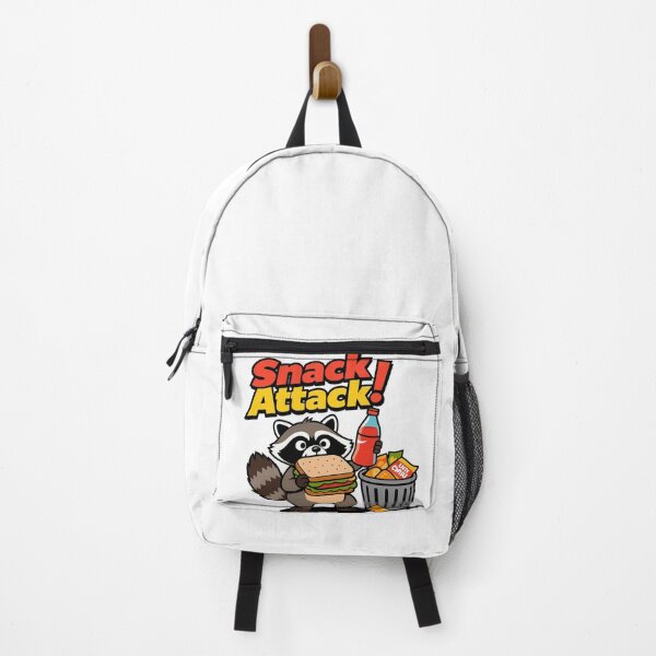 Item preview, Snack Attack – Funny Hungry Raccoon Cartoon T-Shirt for Food Lovers designed and sold by Uglyandcute.