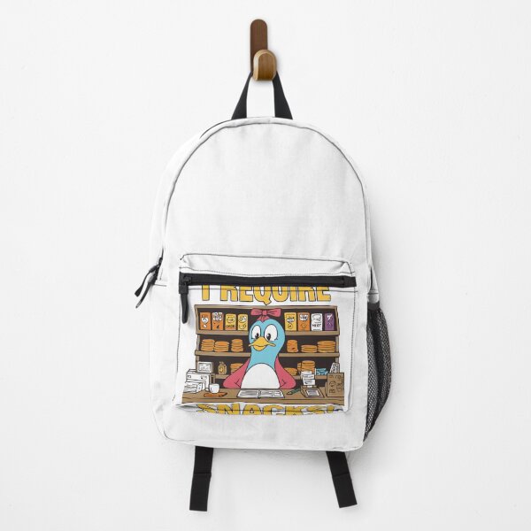 Item preview, Snack Attack Funny Penguin “Snack Emergency Hotline” – I Require Snacks Cartoon T-Shirt designed and sold by Uglyandcute.