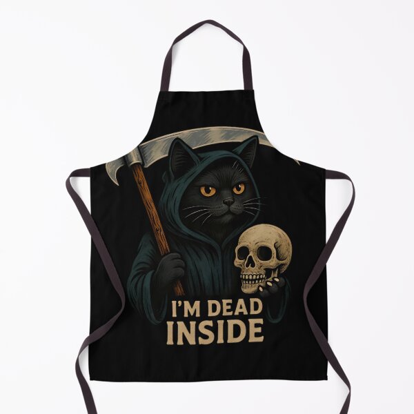Item preview, Grim Reaper Cat – I’m Dead Inside designed and sold by Amr Siam.