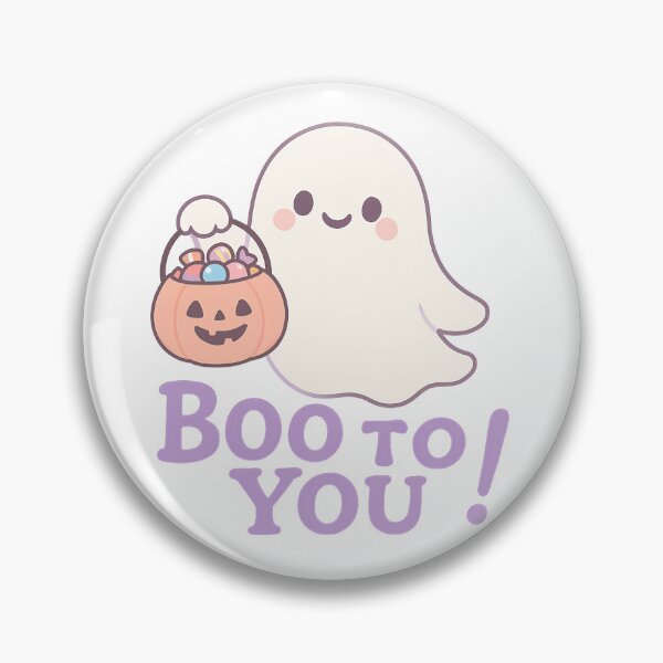 Item preview, Cartoon Ghost with Pastel Pumpkin Bucket Full of Candy T-Shirt - Cute Halloween Design designed and sold by PrintCreations9.