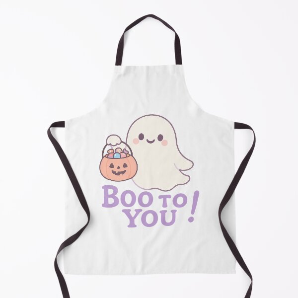 Item preview, Cartoon Ghost with Pastel Pumpkin Bucket Full of Candy T-Shirt - Cute Halloween Design designed and sold by PrintCreations9.