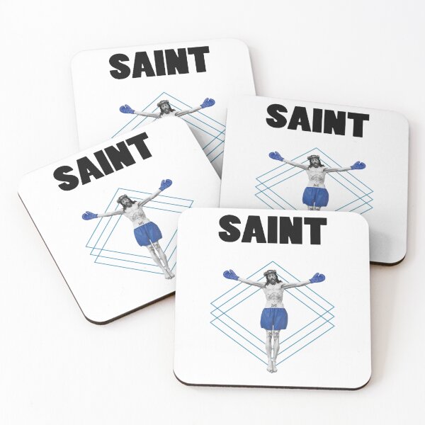 Item preview, Boxing Saints Blue box font logo designed and sold by YellowMagicJP.