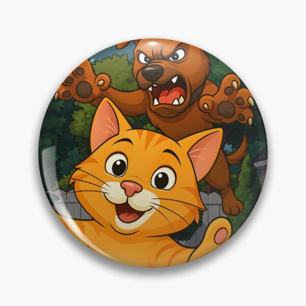 Item preview, The Selfie Showdown Cat and Dog designed and sold by Frog Level Treasures.
