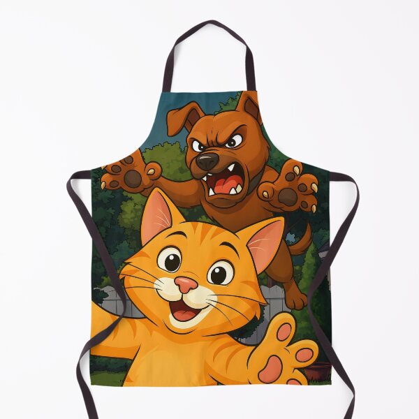 Item preview, The Selfie Showdown Cat and Dog designed and sold by Frog Level Treasures.