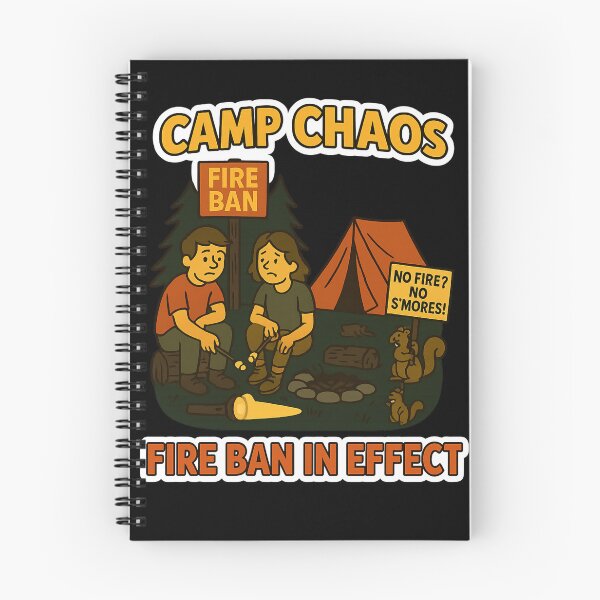 Item preview, Camp Chaos – Fire Ban in Effect designed and sold by Camp Chaos by Wharf Wreckers.