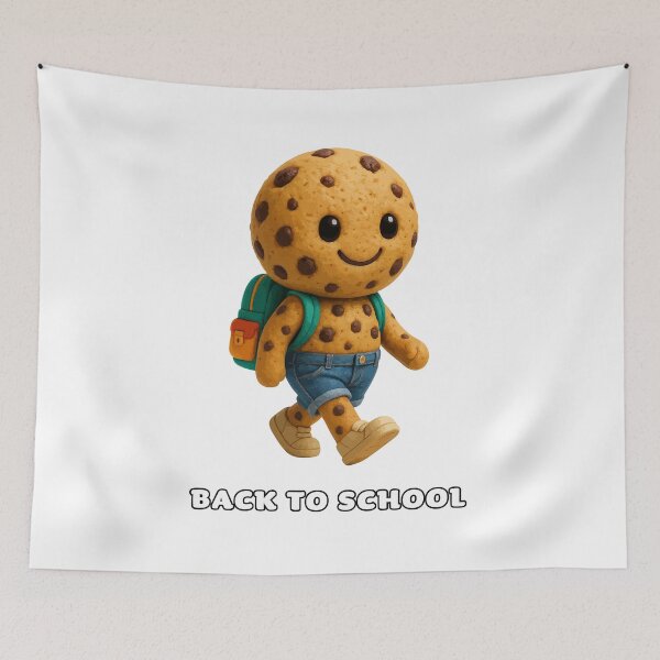 Item preview, Cute Cookie Character – Back to School Fun Design designed and sold by beerkee.