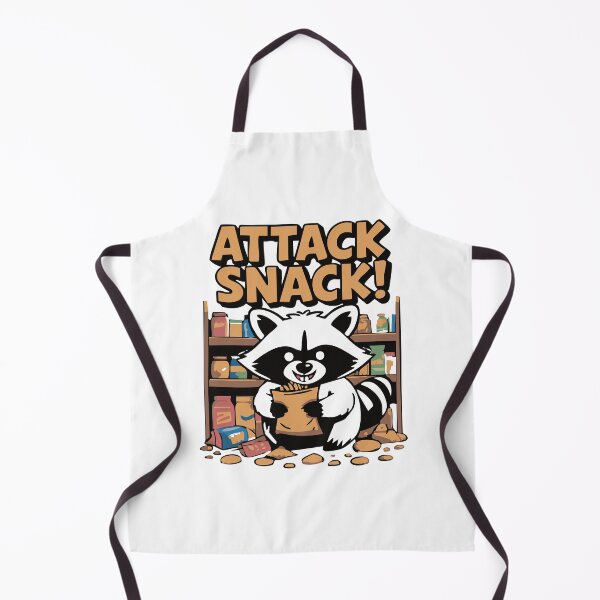 Item preview, Attack Snack – Mischievous Raccoon Funny Cartoon T-Shirt designed and sold by Uglyandcute.