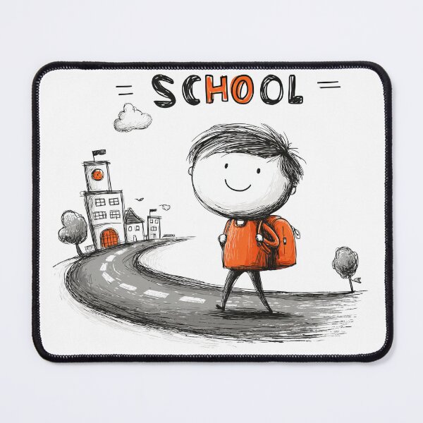 Item preview, Cute School Kid – Hand Drawn Back to School Illustration designed and sold by PhotoRK.