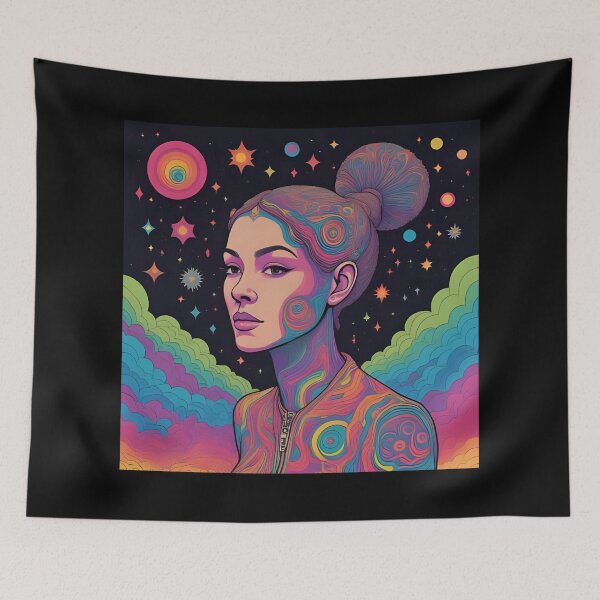 Item preview, Psychedelic Astral Plane Sunset   designed and sold by Post Haste Art.