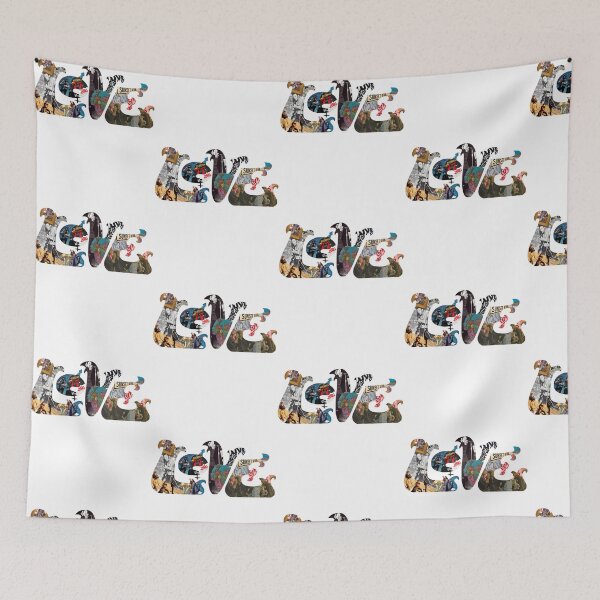 Item preview, Arthurs Lee And Love Logo Collage designed and sold by Amlobderhm.