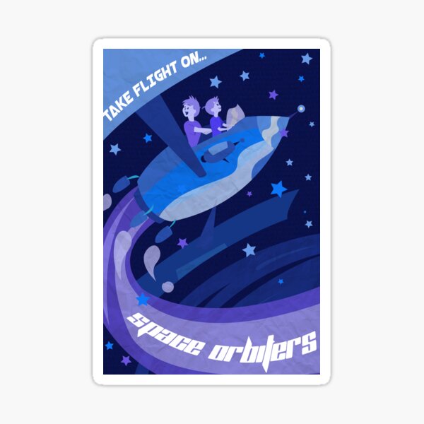 Space Orbiters Sticker