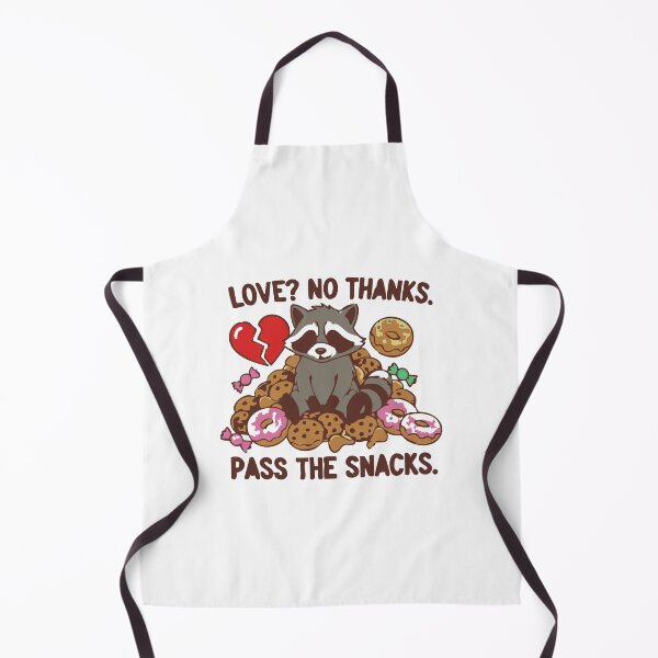 Item preview, Anti-Valentine Snack Attack – Funny Hungry Raccoon T-Shirt designed and sold by Uglyandcute.