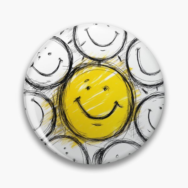 Item preview, Happy Sunflower of Smiles – Positive Vibes Illustration designed and sold by PhotoRK.