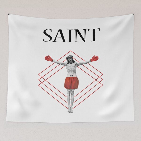 Item preview, Boxing Saints Red City font logo designed and sold by YellowMagicJP.