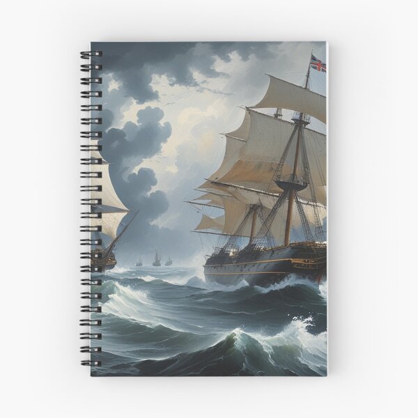 Item preview, Pirate ships in the stormy seas designed and sold by Jestersmodified.