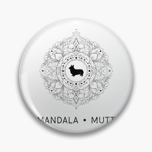 Artikelvorschau, Corgi-Mandala, einzeiliger Kunstvektor entworfen und verkauft von zoughlal.