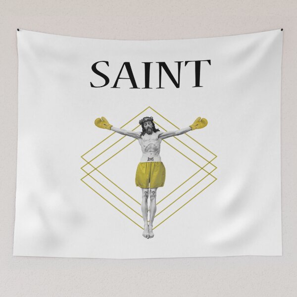 Item preview, Boxing Saints Gold City font logo designed and sold by YellowMagicJP.