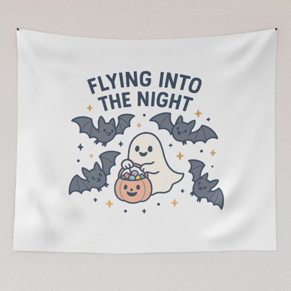 Item preview, Playful Bats Flying in Circle with Stars T-Shirt - Halloween Bat Design designed and sold by PrintCreations9.