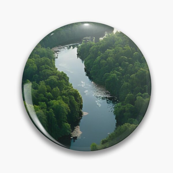 Item preview, Amazon Rainforest River Aerial View  designed and sold by Tienda-Vane.
