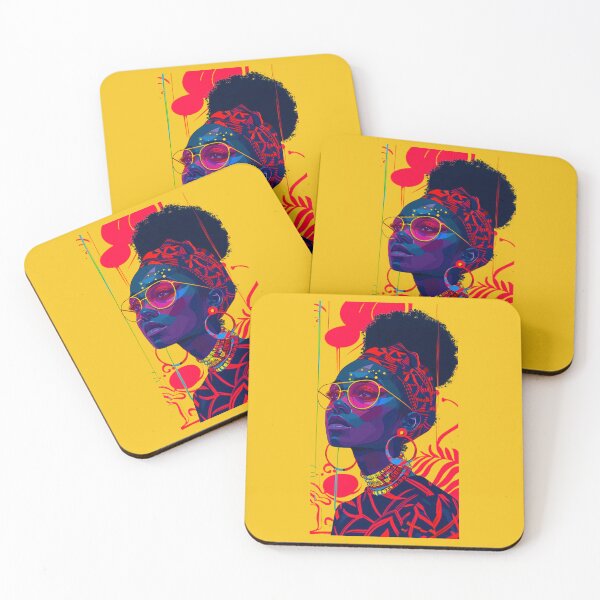 Item preview, Vibrant Vibes: A Futuristic Fashionista designed and sold by Ronny-Owiso.