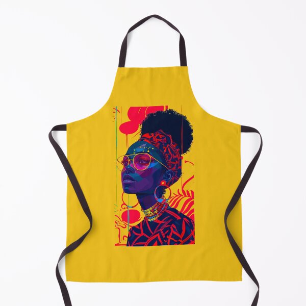Aperçu de l'œuvre Vibrant Vibes : une fashionista futuriste créée et vendue par Ronny-Owiso.