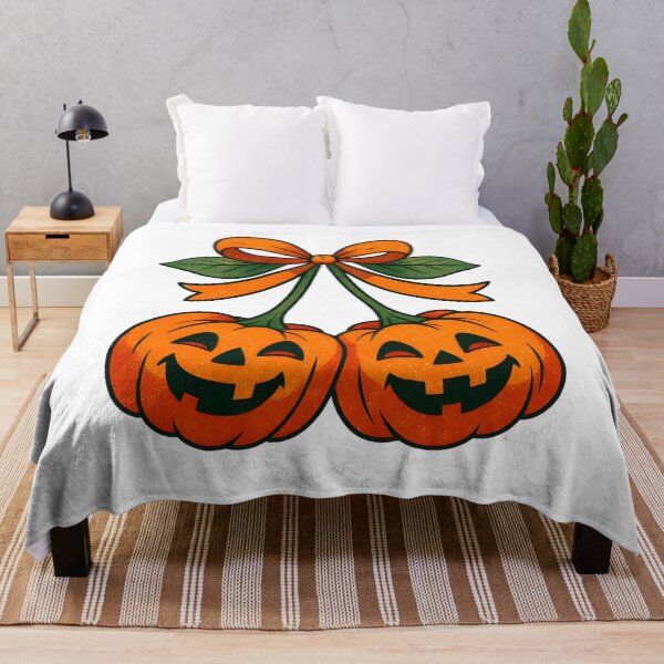 Item preview, Cute Pumpkin Pair with Bow, Fall Halloween Design designed and sold by tigger shop.