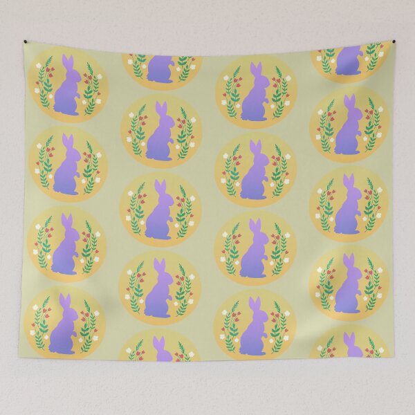 Item preview, Spring Rabbit Silhouette designed and sold by darksteel101.