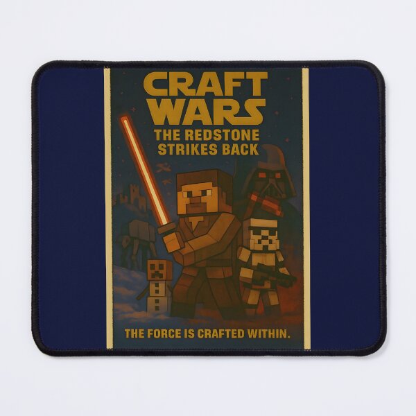 Item preview, CRAFT WARS: THE REDSTONE STRIKES BACK – The Force Is Crafted Within designed and sold by WhisperFrame.