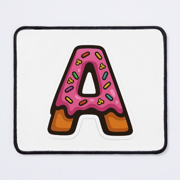 Item preview, Donut Letter A designed and sold by joshuayule.