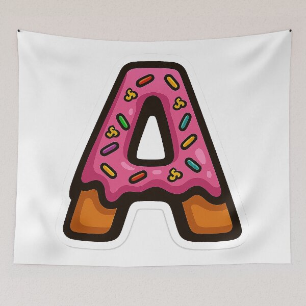 Item preview, Donut Letter A designed and sold by joshuayule.