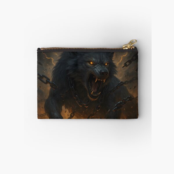 Item preview, Fenrir Unchained – Epic Norse Mythology Fantasy Art designed and sold by NorseDrip.