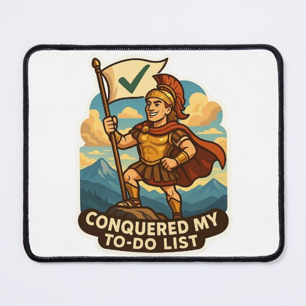 Item preview, Conquered My To-Do List – Roman Warrior designed and sold by Cheerioza.
