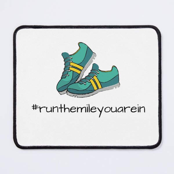 Item preview, Run the Mile You Are In – Motivational Running Shoes T-Shirt designed and sold by ChrisArnold.