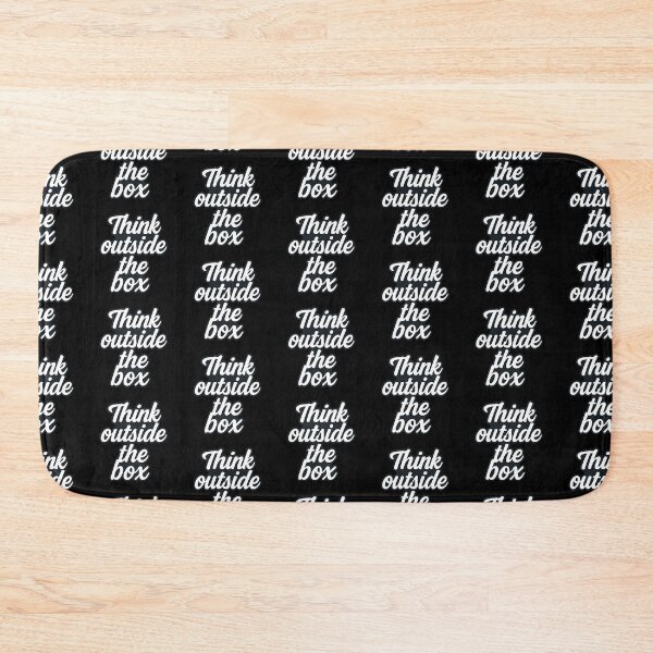 Item preview, Think Outside the Box – Bold Motivational Typography designed and sold by Elegant160.