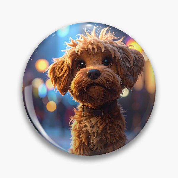 Item preview, Adorable furry dog designed and sold by DesignFrabu.