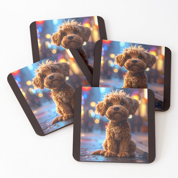 Item preview, Adorable furry dog designed and sold by DesignFrabu.