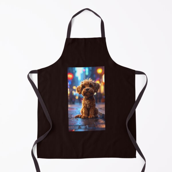 Item preview, Adorable furry dog designed and sold by DesignFrabu.