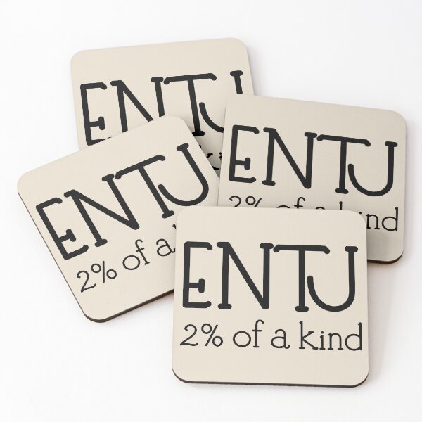 Item preview, ENTJ 2% of A Kind | MBTI Personality Type | Visionary Leader Quote Sticker  designed and sold by MysticMagpie.