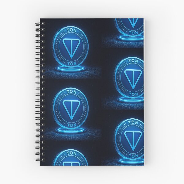 Item preview,  Neon Blue TON Coin designed and sold by TruthoverTrends.