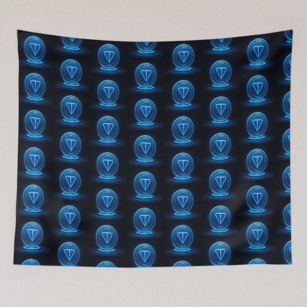 Item preview,  Neon Blue TON Coin designed and sold by TruthoverTrends.
